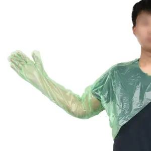 어깨 비닐장갑 200p 풀커버 긴 수정 일회용 긴팔 직장검사 가축 수 인공