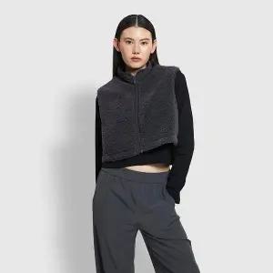 JAJU 25F/W 여 덤블 크롭 베스트 J105401020