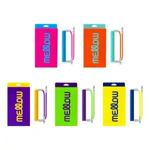 데코아르 멜로우 정품 C타입 케이블 스프링 PD 240w 480Mbps 꼬임방지 2m 선