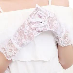 예식 결혼식 혼주 레이스 웨딩소품 여성 망사 장갑 혼주장갑 예식장갑