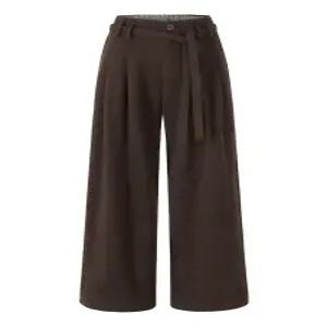 [탱커스]벨티드 기모 뒷 밴딩 코튼 와이드 팬츠 (TX4PT013L0)