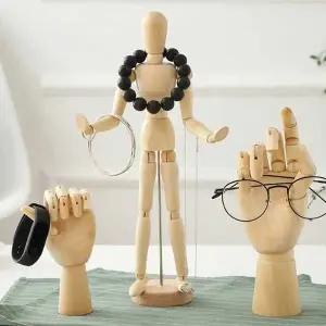 고품질 원목 나무 목각 구체 관절 인형 뎃생 스케치 용 모형 (WFFWJG6)