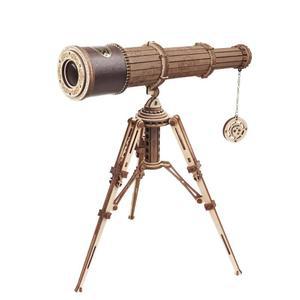 telescope diy 생일선물 나무키트 조립 망원경 만들기 퍼즐 단안 입체