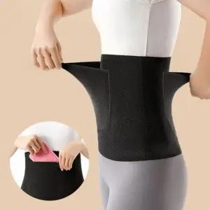 양면포켓 배 허리 워머 핫팩 주머니 보호대 워머 복부워머 배워머 허리워머