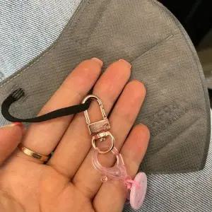 P1 키링 부자재 D형 회전고리 로즈골드 5P (WC5B145)