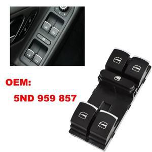 폭스바겐 제타 티구안 골프 GTI MK5 MK6 파사트 B6 CC 5ND959857 용 자동차 전동 윈도우 마스터 스위치 컨