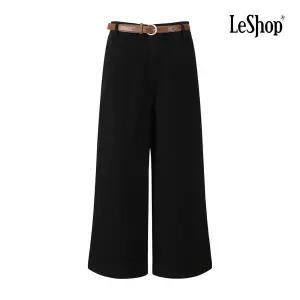 [롯데백화점]르샵 레더 벨트 세트 겉기모 와이드 슬랙스 BPAPT003A