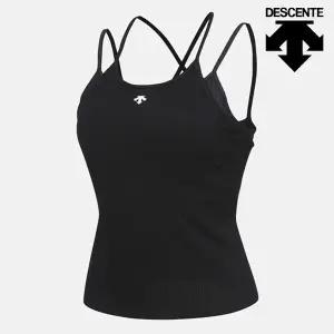 [하프클럽/데상트]데상트 여성 라이트서포트 롱 브라탑 SP322TBR72BLK0 스포츠브라