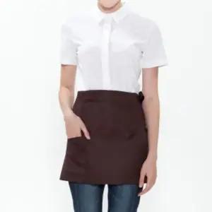 앞치마 허리형 바리스타 카페 브라운 주방 앞치마
