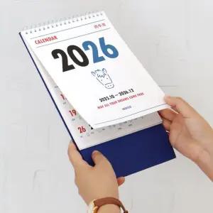 2026년 음력 탁상 달력 옛날 절기포함 데스크 미니 캘린더 블루