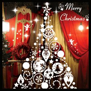 [50% 깜짝상품]고급 크리스마스 장식 트리 눈꽃 인테리어 포인트스티커 유리창문 벽 현관문 데코 시트지