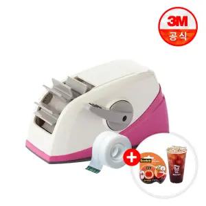 [최종 16,240원] 3M 스카치 원터치 테이프 디스펜서(핑크) + 매직 테이프 리필 2롤 +사은품