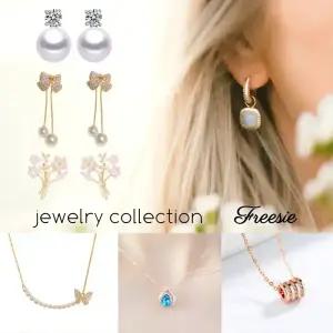 12월 즉할 [freesie] 14K 귀걸이 목걸이 진주 귀걸이 순은목걸이 은 실버 s925 쥬얼리 주얼리세트
