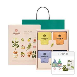 오설록 러블리티박스 세트, 12입 + 증정(쇼핑백,1개+말차프레첼,1개+ 홀리데이 파티팩,1개)