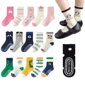 투해피 가을겨울 신상! 아동 미끄럼방지양말 5켤레세트/ 아동 스포츠양말/핵용량 머리끈세트