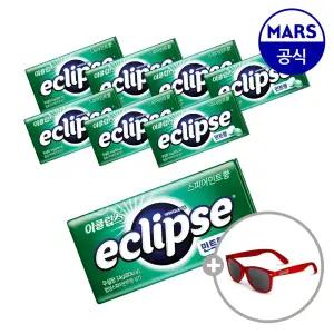 이클립스 캔디 스피어민트향 34gx8개입+증정(스키틀즈 선글라스, 1개)
