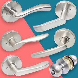 방문손잡이 도어 스텐레스 문손잡이 문고리 현관문 방화문 화장실 욕실 중문 방문 도어락 실린더