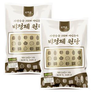 우리존 비정제 원당 20kg /(비포) 정제하지않은 원당 사탕수수당 100%