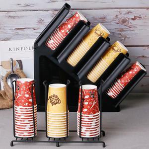 카페 종이컵 디스펜서 와이어 3구 A형 테이크아웃컵