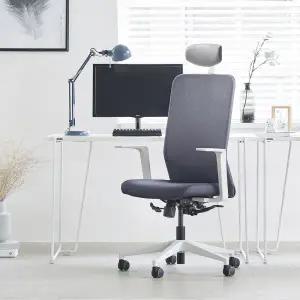 듀오백 Q1W 메쉬 사무용 컴퓨터 책상 의자