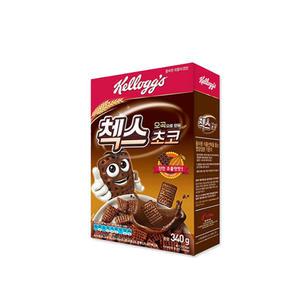 켈로그 오곡으로 만든 첵스초코 340g/시리얼/후레이크/콘푸레이크/포스트