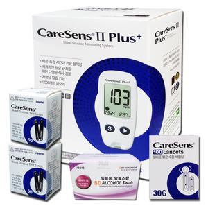 S 케어센스2 혈당측정기+시험지110매+침110개+솜100매