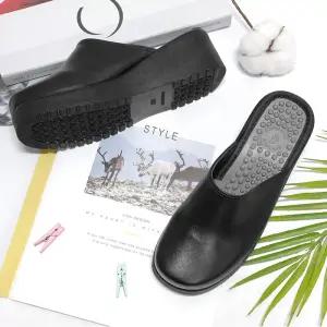 그레미 막힘 지압 중굽 여성슬리퍼/사무실 슬리퍼 실내화