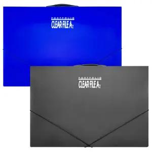 오피스존 포트폴리오 A2 클리어화일 20매 클리어파일 보관 브로마이드 포켓