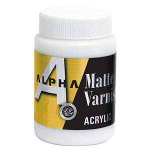 [열린화방]알파  매트 바니쉬 250ml /투명피막/무광마감제/광택약화/무광효과/아크릴용품