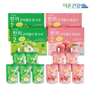 더존건강 한끼 곤약젤리 복숭아 풋사과 150g 25+25