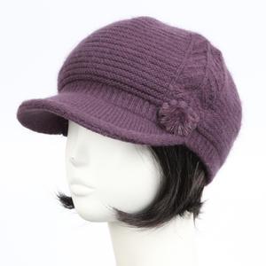 MINKCH 겨울 여성 울 챙비니 털모자 벙거지 패션 중년 엄마 할머니 모자