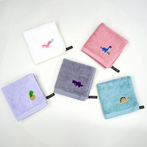 송월타올 어린이집 고리수건 공룡자수 고중량 이름자수