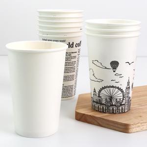 10온스, 13온스 / 무지, 인쇄 종이컵 / 1000개 / 더 단단한 평량 300g이상 프리미엄급