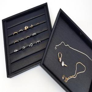 블랙 실크 반지 진열대 2종 택1 서비스판 쥬얼리 트레이 b0678