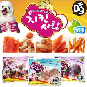 치킨사랑 오리사랑 400g//대용량 애견사사미/애견간식