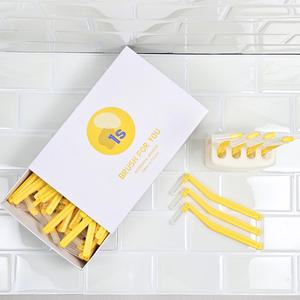 브러쉬포유 치간칫솔 L형 1s(1.0)50p+생분해휴대용10p+케이스