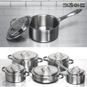 프리미오 스텐304 통5중 냄비세트 (5종) 인덕션용 냄비