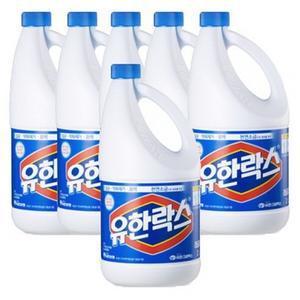 유한양행 유한락스 레귤러2L 1박스(6병) 소독,살균