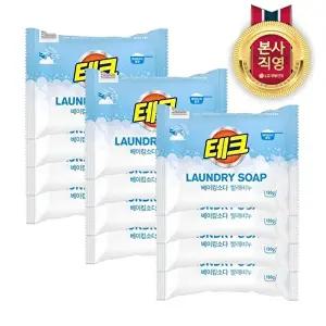 [LG생활건강]테크 베이킹소다 빨래비누 180G x 12개