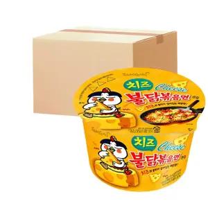 삼양식품 치즈 불닭볶음면 큰컵 105g 16개 / 컵라면