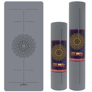 고무나라 슈퍼와이드TPE요가매트/8mm/애쉬그레이/