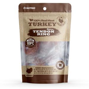 뉴트리오 칠면조힘줄 링 S 10p 오래먹는 애견용간식 캣츠앤독