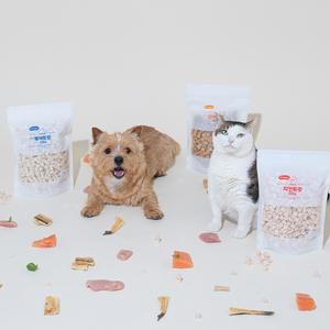 펫프리카 국내산 강아지 고양이 동결건조간식 펫 애견 수제간식 모음 중용량 대용량