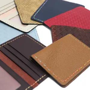 (카드지갑)실습용 DIY 가죽공예 체험 교통카드 나만의 것 국산가죽 실바늘제골