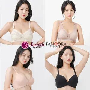 [비너스 비비안] 전상품 노와이어 브라 팬티 세트 스포츠 탑 여성 속옷 심리스 빅사이즈 여자 무봉제 누디 브래지어 와이어리스 주니어 베이직 큰컵 ABCDEF 컵 풀 언더웨어 인견 쿨 여름
