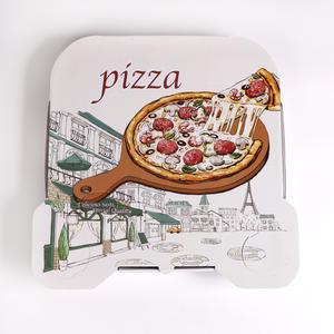 [SE] 피자 배달 포장 종이박스 신8각 피자박스 13인치 1박스 100개