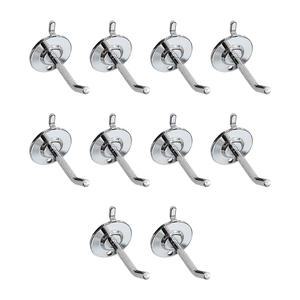 인테리어 타공판 일선후크 5cmx10개(크롬)