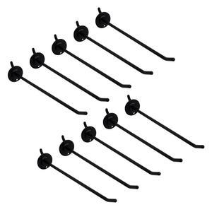 인테리어 타공판 일선후크 20cmx10개(블랙)