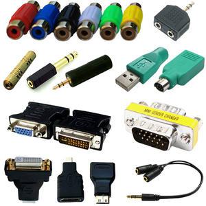 고급형 각종변환젠더 HDMI 미니HDMI DVI VGA RCA AV USB PS2-USB젠더 아답터 스테레오 AUX 커넥터