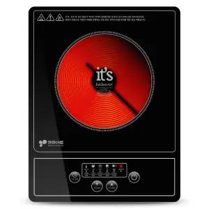 키친아트 1구 하이라이트 전기레인지 가정용 휴대용 캠핑 원룸 인덕션 KP-8011